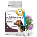 K9 Select Multi-Formula Dog Vitamins for Medium Dogs - 20mg HMR Lignans, 2mg Melatonina, 40mg Milk Thistle - Helps Heart, Liver, Digestion & Coat Health, Dog Multivitamin, 90 Capsules