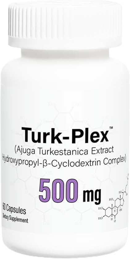 Gorilla Mind Turk-Plex® - Complejo con Hydroxypropyl-β-Cyclodextrin para una biodisponibilidad mejorada (500 mg x 60 cápsulas)