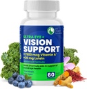 VITAMIN SOLUCIONES Visión Soporte Vitaminas Oculares para la Salud Macular Suplementos con Lutein, Zinc, Vitamina A & Bilberry Areds 2 Fórmula para los Ojos Rojos y secos, Cuidado de la vista (1 Botella, 60 cápsulas)