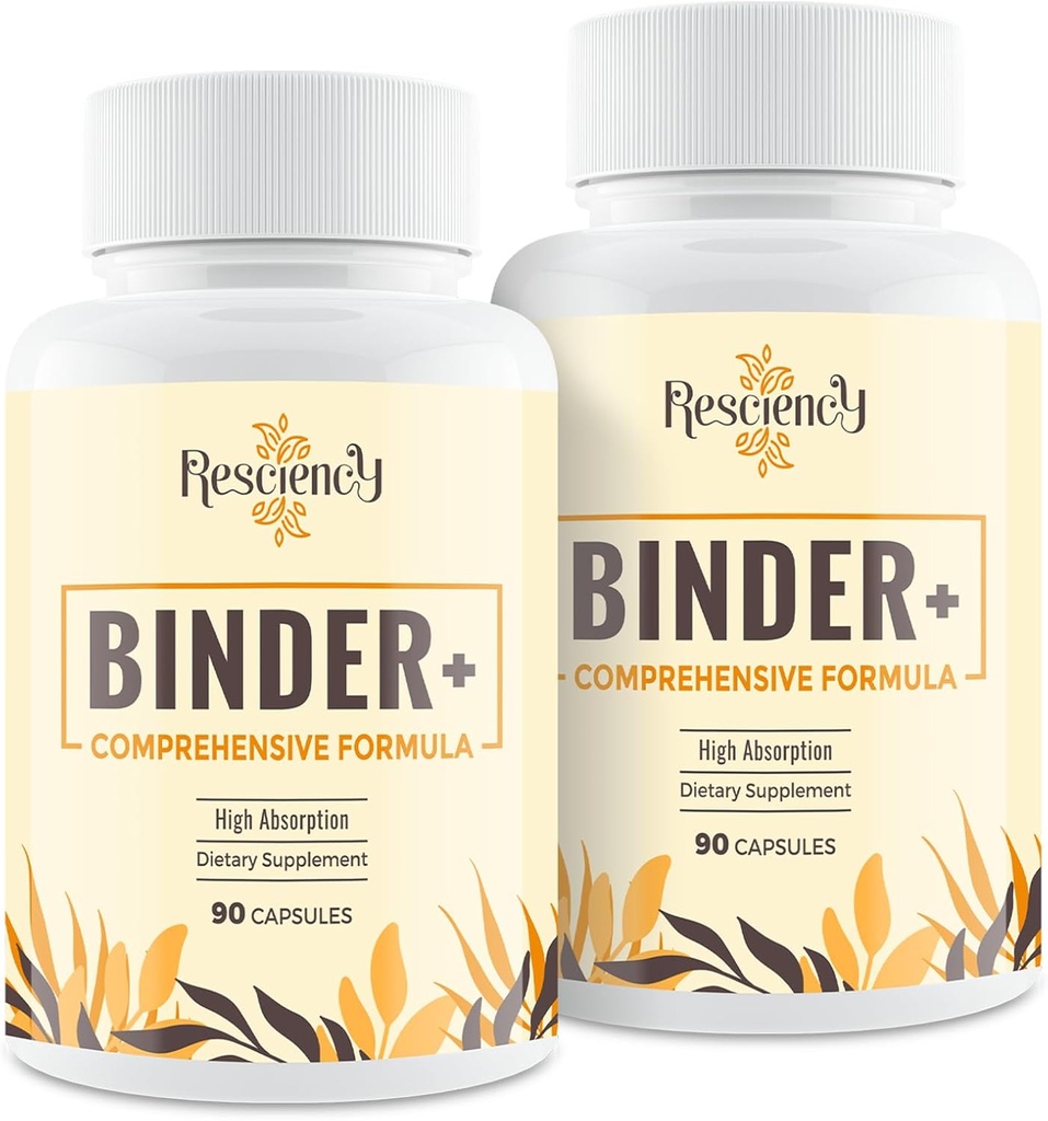 [BRSRAZD7CAFAOHT7] Suplemento Detox Binder – Charcoal Activado, Zeolite, Bentonite Clay, Milk Thistle, Proprietary Blends - Liver & Gut, Max Absorption, 180 Vegan Capsules
