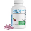 Bronson Tart Cherry Extracto 2500 mg Premium Non-GMO Fórmula Envasado con antioxidantes y Flavonoides, 90 cápsulas vegetarianas
