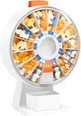 Dispensador de píldoras Daviky Daily, gran organizador de píldoras con uso de pared o permanente, 14 días caja de píldoras, diseño de botón de empuje, organizador semanal de píldoras para vitamina, medicina. Suplemento, aceite de pescado