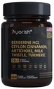 Suplemento bereberina – High Strength 7500mg Equivalent – Berberine con canela de Ceylán, esteto de leche " Turmeric – 120 cápsulas veganos – No GMO, EE.UU.