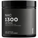 Toniiq 1300mg NAC - 2 Month Supply - Min. 98%+ Pureza probada - Ultra High Strength Bioavailable NAC Cysteine Suplemento - 120 Vegetarian N Acetyl Cysteine Capsules -Lab testado TQ