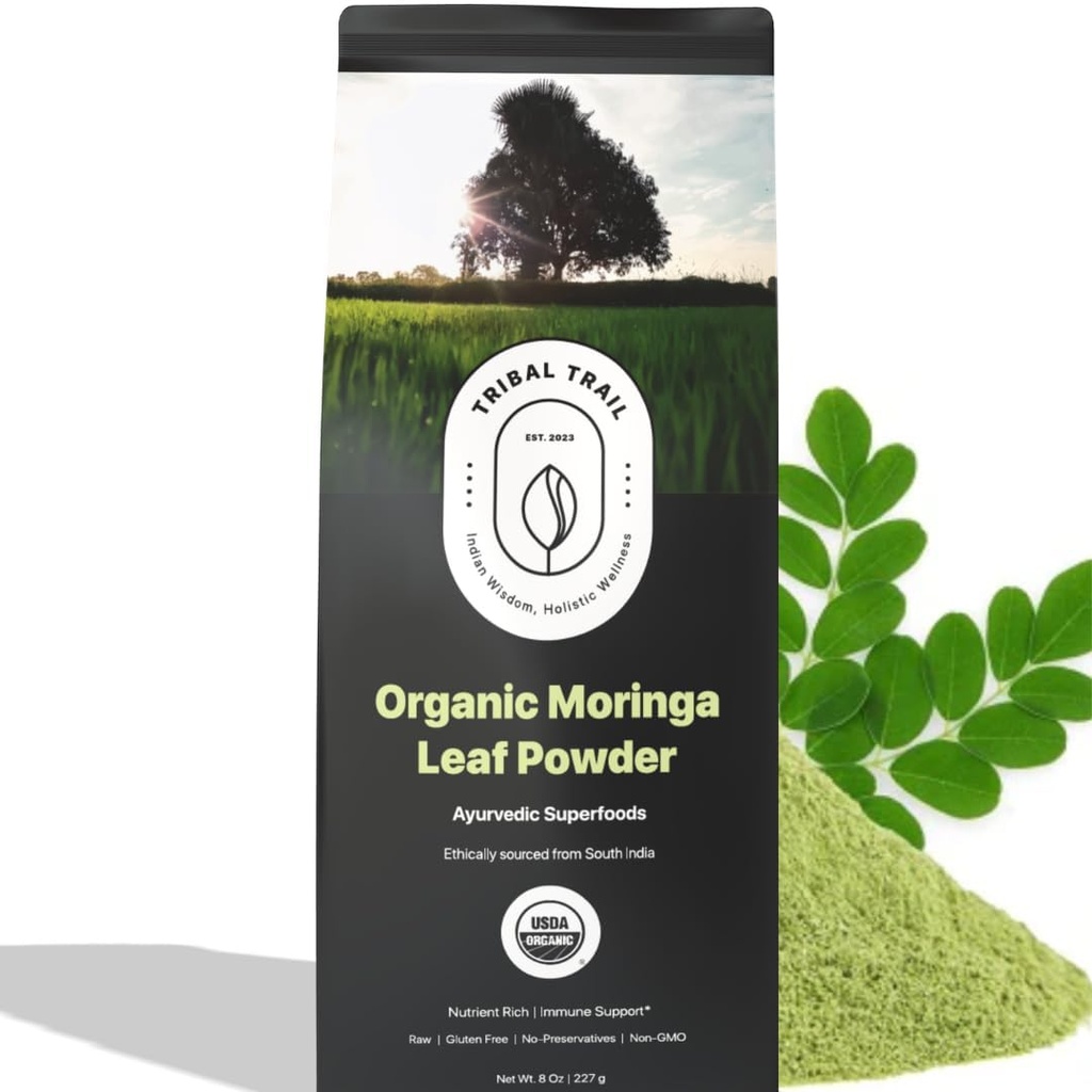 [BRSROGI3DMOQ43I4] Orgánica Moringa Polvo Silencio 8.01 oz Silencioso USDA Orgánica & No GMO Silencio Raw desde India ← Moringa Oleifera Silencioso Apoyo inmunitario, Antioxidantes, Pelo sano