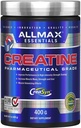ALLMAX Nutrition - Monohidrato de Creatina, Polvo de Creatina Micronizada para la Fuerza y la Recuperación de Musculos, Gluten Free & Fast Absorbing 400g