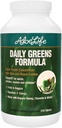 Aloe Life - Daily Greens Tablets, Certified Organic Health Supplement, Antioxidants, 21 Fruits, Veggies, " Herbs including Aloe & Nopal Cactus, Low-Calorie, Keto-Friendly, Gluten-Free (210 Tablets)