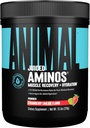 Animal Juiced Amino Acids - BCAA Powder EAA Matrix Plus Hidratación con electrolitos y sal marina Recuperación de tiempo y rendimiento mejorado, sabor de limeada de fresa, 30 servicios