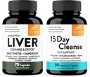 Sandhu's Liver Renew Cleanse Detox Support & 15 Day Gut Cleanse Support Supplement for Women & Hombre