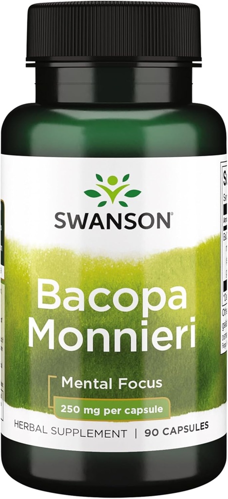 Swanson Bacopa Monnieri Extracto Bacognize 250 Milligrams 90 Capsules