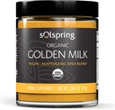 Dr. Mercola Solspring Organic Golden Milk Herbal Supplement, 2.64 Oz. (75 g), Vegan Spice Blend with Turmeric " Ginger, Non GMO, Gluten Free, Soy Free, USDA Organic