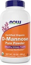 AHORA Alimentos Puro, Orgánica D-Mannose 10 oz Polvo - Limpiador de vejiga y Suplemento de Salud de Tracto urinario - No GMO - Vegan Friendly - 2000mg / 2 Gramos por Serving