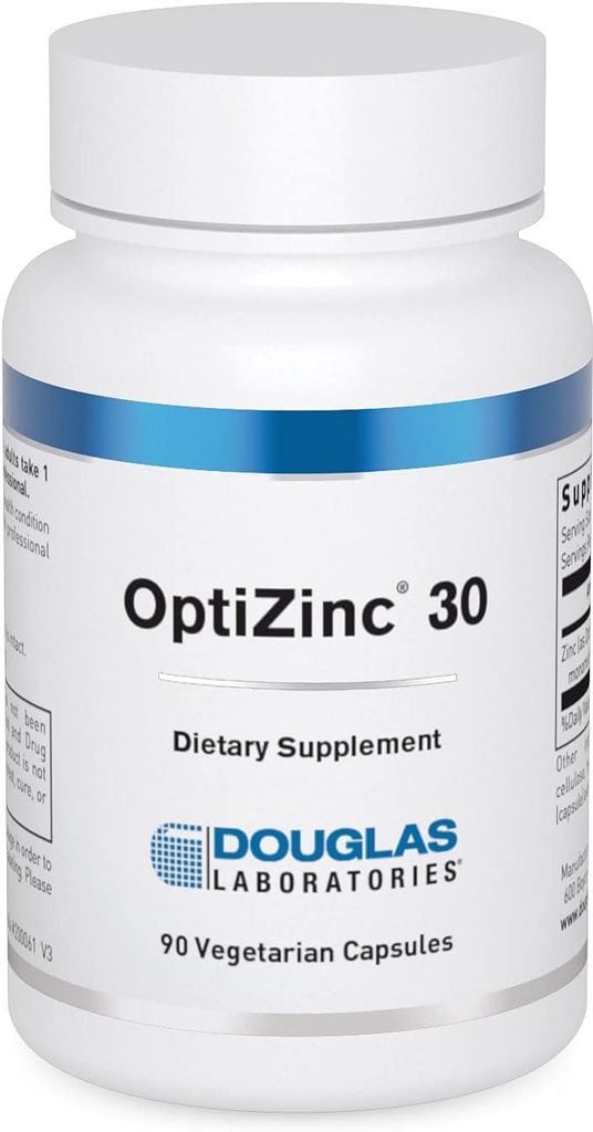 Douglas Laboratories Opti Zinc 30 mg. Soporta la función inmune y la habilidad saludable tención 90 cápsulas