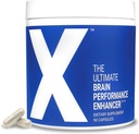 X - The Ultimate Brain Performance Enhancer — La cápsula del suplemento cerebral más potente del mundo - Aumentar el enfoque, energía, memoria, concentración, productividad - respaldado por la ciencia - Nootropic Stack