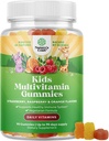 Mangas multivitamínicas para niños con base en plantas - Multivitamínico para niños Apoyo inmunológico con vitaminas A, C, D3, E, B6 & B12, Zinc & Iodine - Vitaminas para niños Fórmula cultivable para una salud fuerte - 90 Cuenta