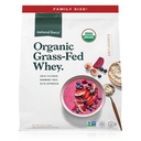 Natural Force Grass Fed Organic Whey Protein Powder – Non GMO Verified, Humane Certified " Lab Tested for Toxins – Pure " Unflavored – Keto Friendly, Low Carb y Kosher – 5 libras A2 Protein