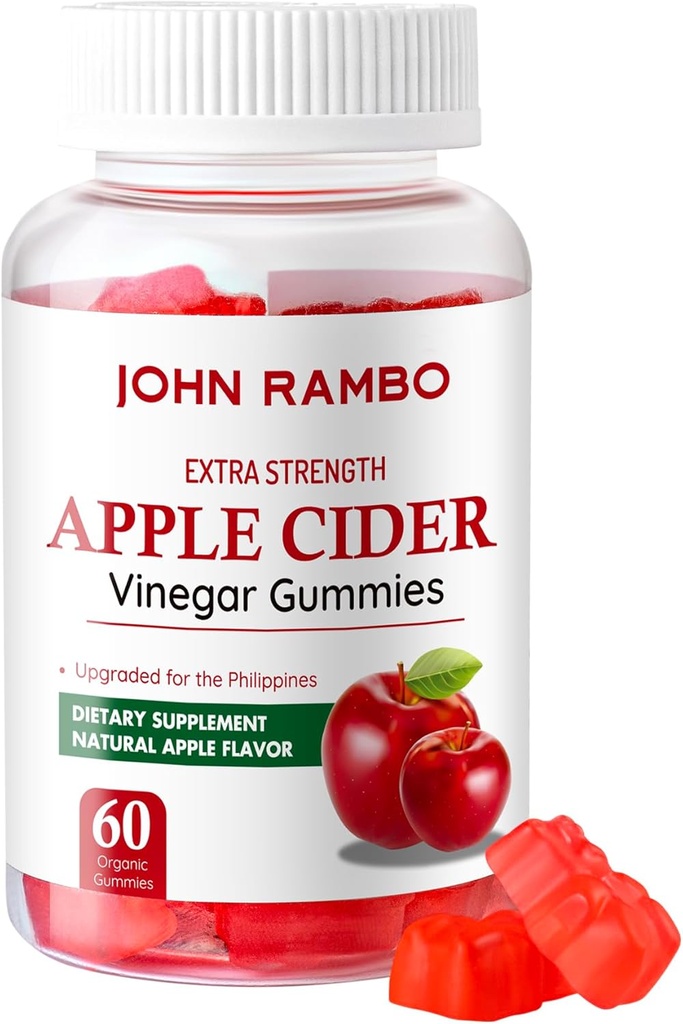 Manijas de vinagre de manzana para Gut Health - 60 Conde - Vegan, Gelatin-Free & No GMO con Vitamina B12, B6, Beet Root & Pomegranate - Natural Energy " Detox Supplement