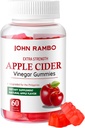 Manijas de vinagre de manzana para Gut Health - 60 Conde - Vegan, Gelatin-Free & No GMO con Vitamina B12, B6, Beet Root & Pomegranate - Natural Energy " Detox Supplement