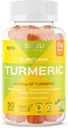 Turmeric Curcumin Sugar Gummies gratis con 1003 mg de Turmeric - Black Pepper protege el hígado, mejora la digestión, respuesta de inflamación " salud conjunta – Lemon Lime Flavour (50 Gummies)