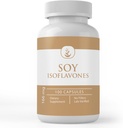 Ingredientes originales puros Isoflavones de soya, (100 cápsulas) Siempre puro, sin aditivos o Fillers, Verificado de laboratorio