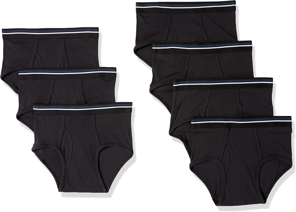 Amazon Essentials Men's Cotton Tag-Free Breathable Briefs Ropa interior, Multipacks