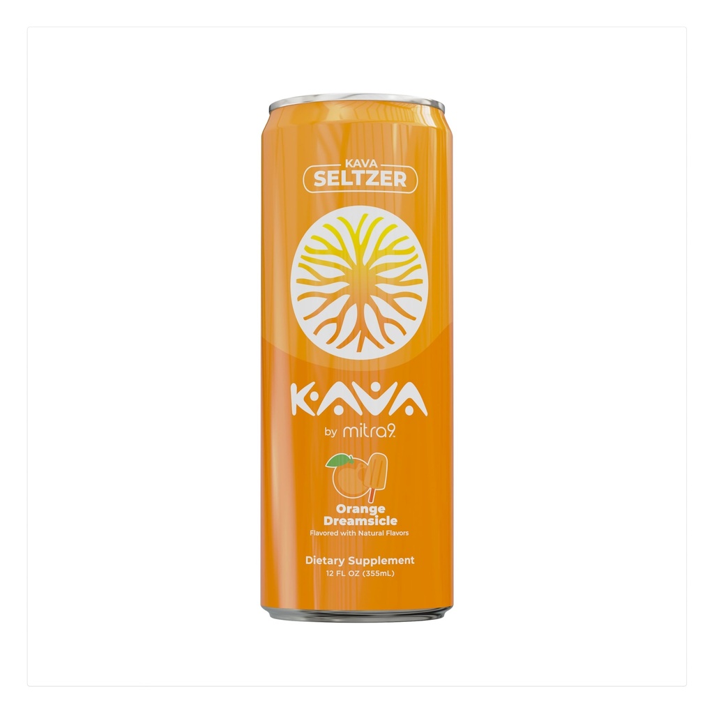 MITRA9 Bebidas Botánicas - Naranja Dreamsicle Sparkling Kava Bebida con Kava Extracto Root - Mood Enhancer - Con base en plantas - promueve la calma natural y la claridad (12 Fl. Oz) (4)