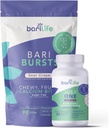 Bari Life Sólo un Chewable: Una vez Daily Bariatric Multivitamin + Iron y BariBurst Calcium Citrate Soft Chews for Gastric Bypass, Gastric Sleeve and Duodenal Switch (Sour Grape)