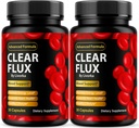 (2 Pack) Clear Flux - Clear Flux Supplement, ClearFlux, Clear Flux Pills, ClearFlux Supplement, Clear Flux Capsules, ClearFlux Support Pills, Clear Flux Advanced Supplement, 60 cápsulas para 2 meses