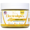 Zero Sugar - Lemon Candy Electrolytes Powder - Refreshing Hydration - Caffeine Free Energy with All Natural Ingredients - Vegan, Keto & Paleo - Electrolitos sin azúcar Powder Drink Mix - 37 Servings