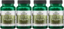 Té verde de semilla de semilla de Swanson Complejo de corteza Corazón Cardiovascular Immune Asistencia Salud Antioxidante Presión sana Polifenoles OPCS Suplemento herbal 60 cápsulas (4 paquete)