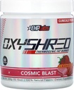 EHP Labs OxyShred Pre Workout Powder - Preworkout Powder con L Glutamine & Acetyl L Carnitine, Energy Boost Drink - Cosmic Blast, 60 Servings