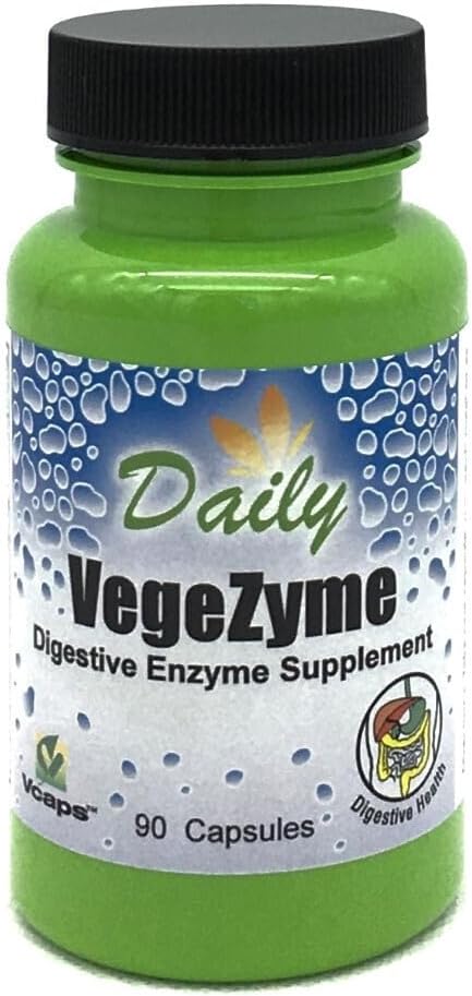 Fabricación diaria VegeZymeTM Vegetarian Digestive Enzymes (Amylase, Lactase, Protease, Lipase, Cellulase, Bromelain & Papaya)