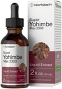 Horbäach Yohimbe Bark Líquido Extracto TENIDO 2 Fl Oz TENIDO Suplemento para Hombres y Mujeres TENIDO Alcohol Free Tincture Drops ANTE Vegetariano, No GMO, y Gluten Free