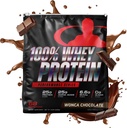 Goliath Labs 100% Whey Protein, Cold Filtrado Whey Protein - Entrega rápida de aminoácidos - Coco natural para un sabor rico de chocolate - Tub Pesa 5 libras, Contiene 68 Servimientos