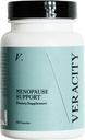 Veracity Menopause " Perimenopause Suplemento de apoyo para las mujeres - Alivio Natural para los flashes calientes, sudaderas nocturnas, costuras húmedas " baja estrógeno - Suplemento estrógeno para las mujeres