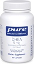Encapsulaciones puras DHEA 5 mg - Immune Support & Hormones Balance* - Micronized DHEA - Gluten Free & Vegan - 180 cápsulas