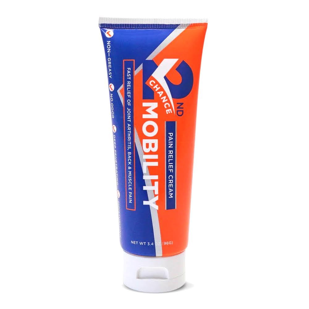 Pain Relief Cream, No Odor, Non-Greasy, Deep Penetrating, Moisturizing Topical Cream for Joint, Back, Muscle Ache Pain 3.4oz