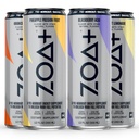 ZOA+ Pre-Workout Energy Drink, Variety Bundle - NSF certificado para el deporte con azúcar cero, soporte de óxido nítrico, vitaminas B & D, aminoácidos y electrolitos - 48 pack