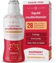 NutraChamps Complete Liquid Multivitamins ← No Añadido Azúcar ← Vitaminas para Mujeres, Hombres & Niños ← Vitamina Líquida Vegan Suplemento Multimineral