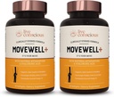Live Conscious Joint Health Supplement - MoveWell Plus Antártico Krill Oil, Natural Astaxanthin and Hyaluronic Acid ← Outperforms Glucosamine (2 Pack)