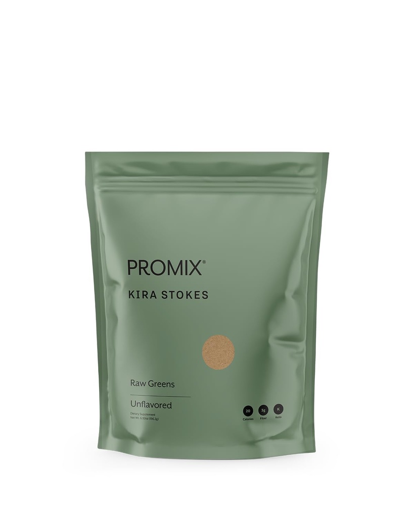 ProMix Nutrition Raw Greens Superfood Blend - Sprouted Alfalfa, Wheatgrass, Ashwagandha, " Rhodiola - 30 Servings