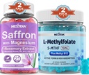 Magnesium Glycinate + L-MethylFolate 15mg & Methyl B12 Gummies, 4 Pack