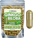 XPRS Nutra Ginkgo Biloba Capsules - Gingko Biloba Encapsulado Suplementos para la Cognición - Vegan Friendly Ginkoba Biloba - Inmunity Boosting Ginkgo Biloba Capsules - 180 Conde