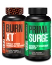 Jacked Factory Fat Burner & Testosterone Booster Stack para Hombre - Burn-XT Thermogenic Fat Burner " PRIMASURGE Testosterone Booster para Hombres