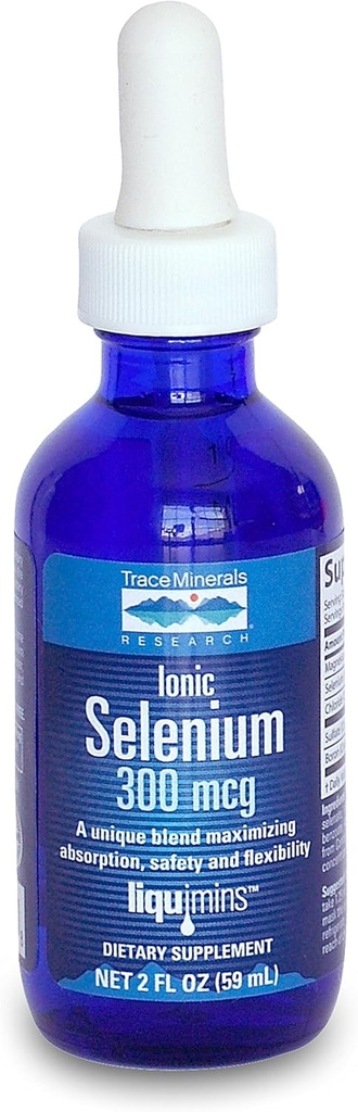 Trace Minerals Selenio Iónico líquido, 2 onzas