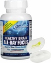 Nutrición Cerebro Saludable Todo el día Focus Tumeric Extracto Suplemento 50 Tablas con Caso de Pill