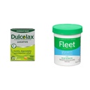 Dulcolax Stimulant Laxative Tablets (100 Count) Gentle Overnight Constipation Relief & Fleet Laxative Glycerin Suppositories for Adult Constipation, Adult Laxative Jar Aloe Vera, 50 Count