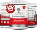 Simplemente Naturalezas Cardio puro Completo con 5.000 L-Arginina, 1000mg L-Citrulline y Hawthorn Berry - Heart Health & Cardiovascular Soporte de Powder Suplemento y 3 en-1 Nitric Oxide Booster
