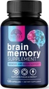 Suplemento de memoria del cerebro - Nootropía de fuerza 3X para la concentración, Claridad & Focus Support - Vitaminas cognitivas de salud cerebral con Bacopa, Phosphatidylserine " DMAE, píldoras de booster cerebral, 120 cápsulas
