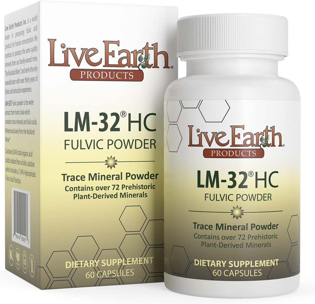 LM-32 HC - Pure Fulvic Acid Capsules - Método de prueba de HPTA Certified Natural Fulvic Acid
